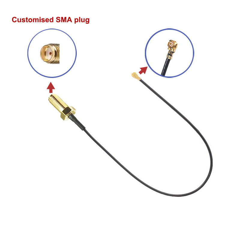 OD1.37 SMA to Ipex Coaxial Cable